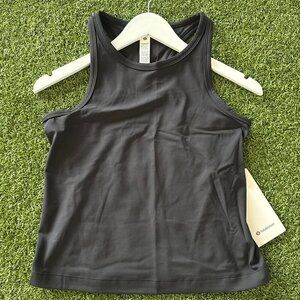 Align Waist-Length Racerback - Black